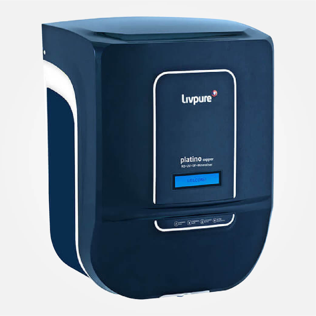 Livpure Platino Copper RO Water Purifier (Blue)
