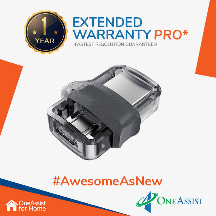 OneAssist One Year Plan (Device Price Range 5000 - 10000) for OTG